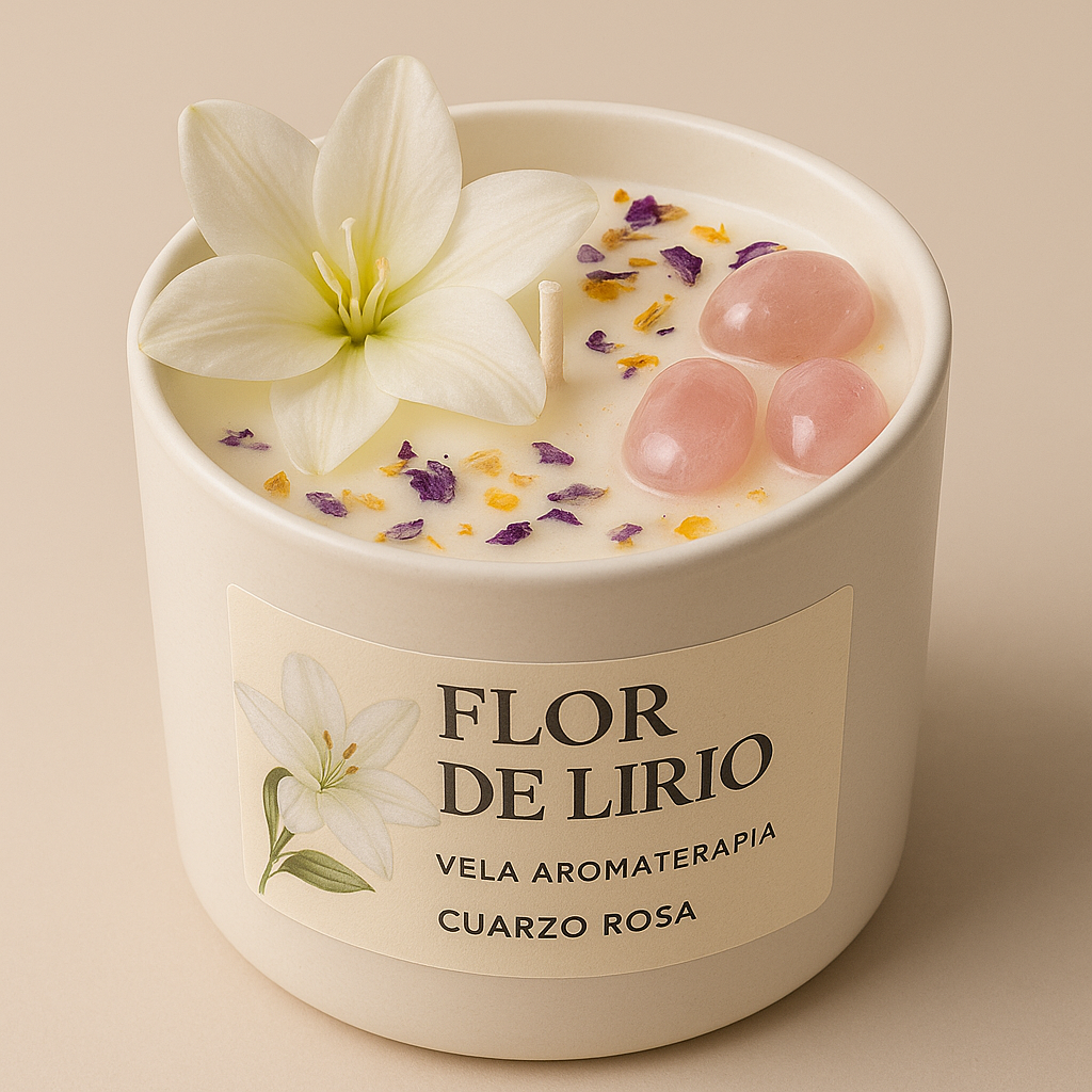 VELA FLOR DE LIRIO