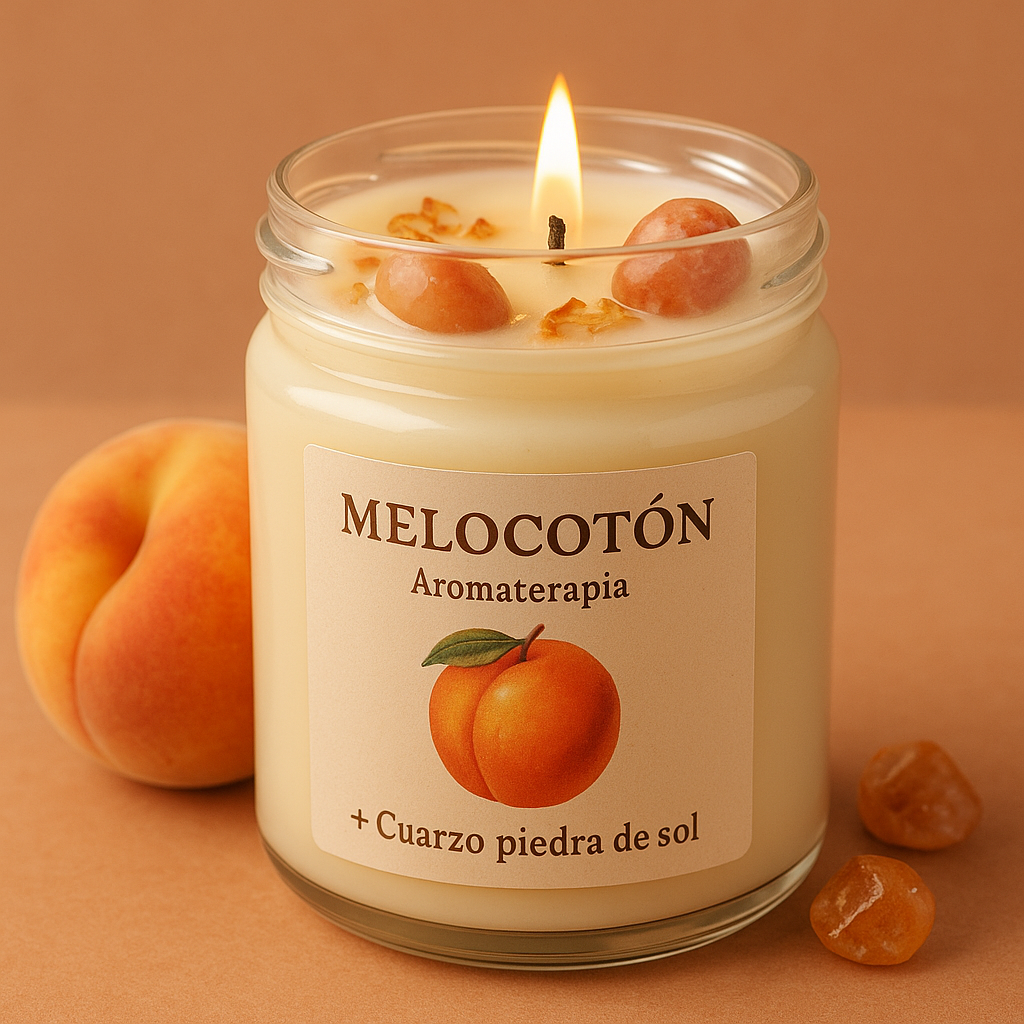 VELA DE MELOCOTÓN