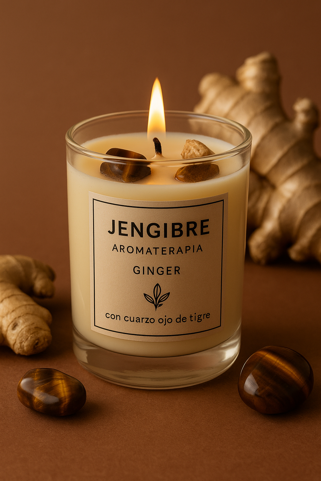 VELA DE JENGIBRE